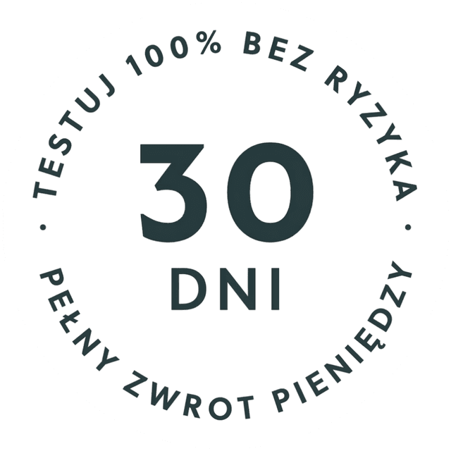 Odznaka 30-dniowej gwarancji zwrotu pieniędzy